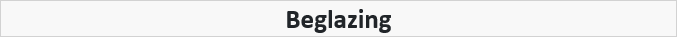 Beglazing