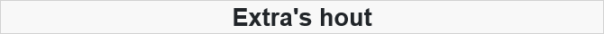 Extra's hout
